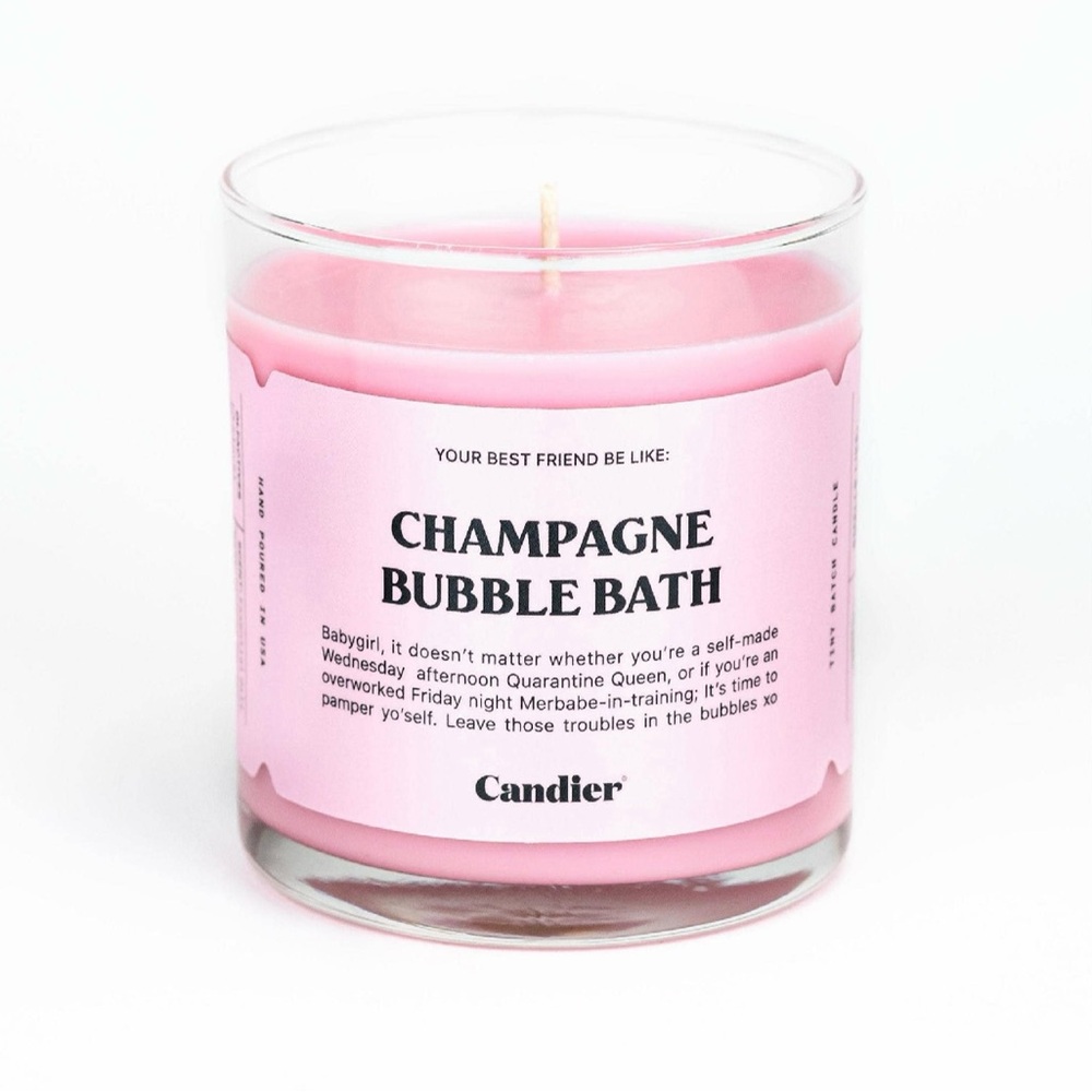 Champagne Bubble Bath Candle